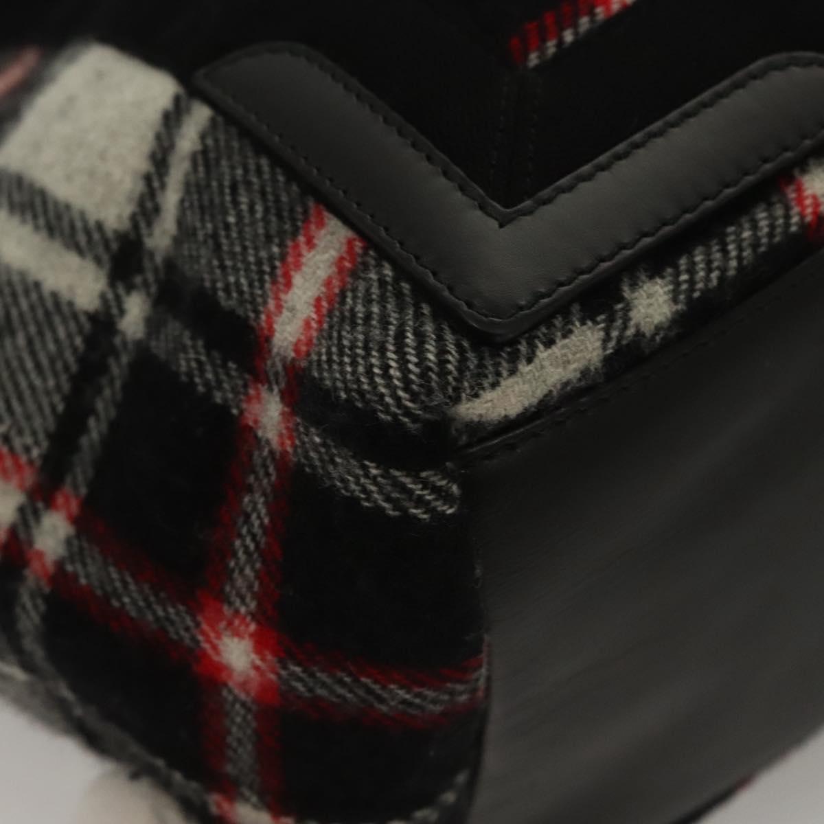 BALENCIAGA Tote Bag Wool Black 339933 Auth ep8388