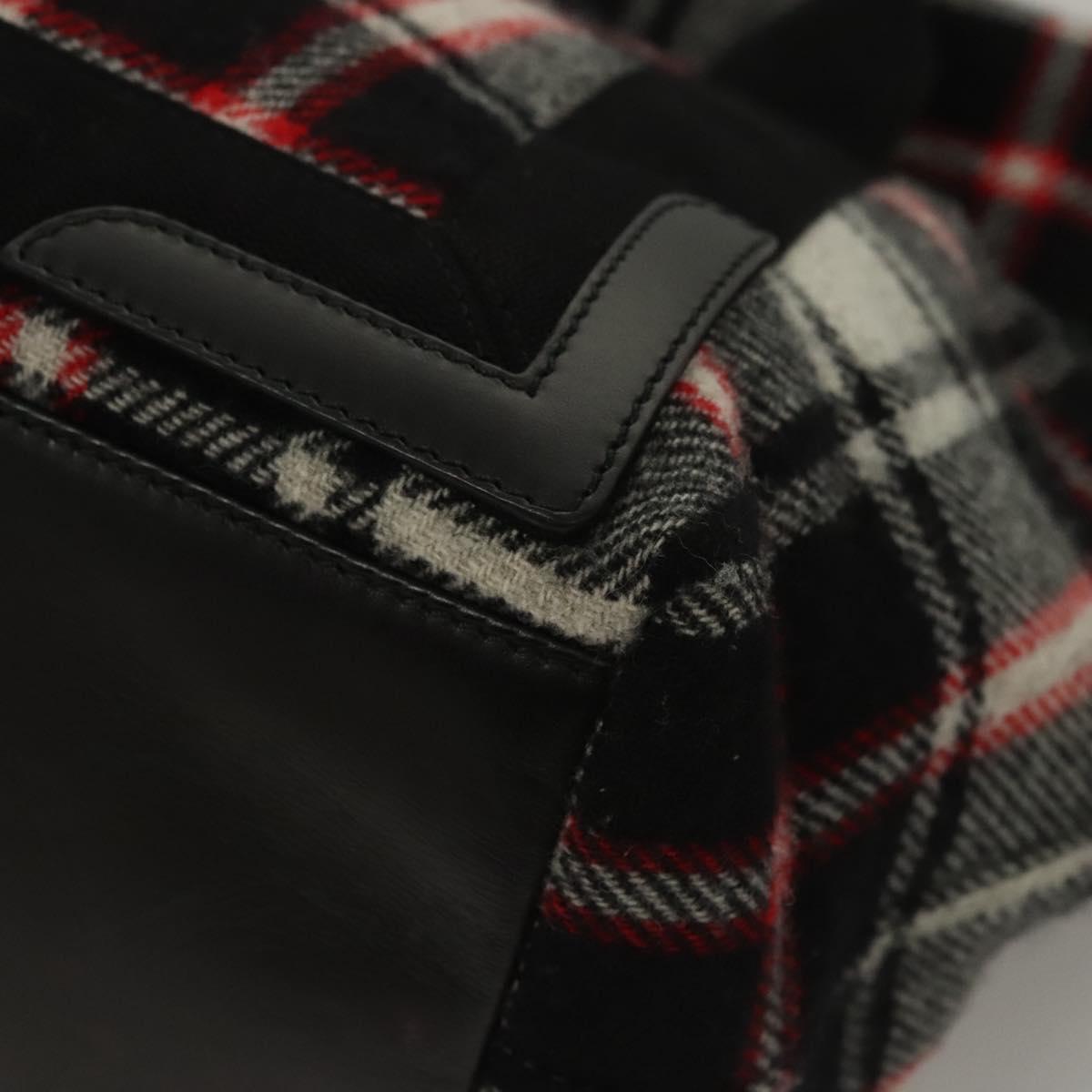 BALENCIAGA Tote Bag Wool Black 339933 Auth ep8388