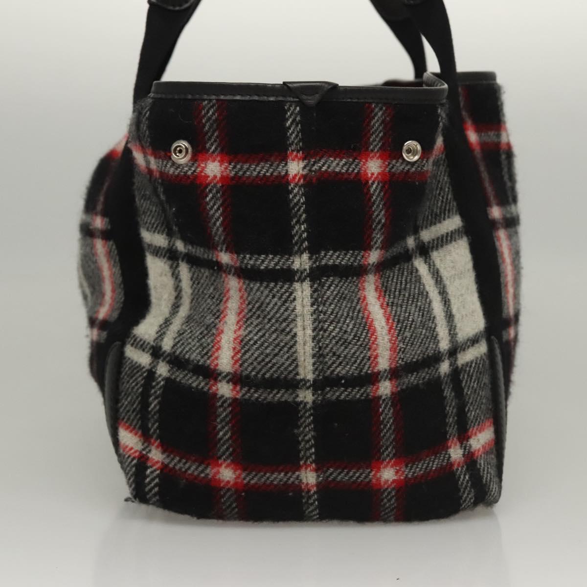 BALENCIAGA Tote Bag Wool Black 339933 Auth ep8388