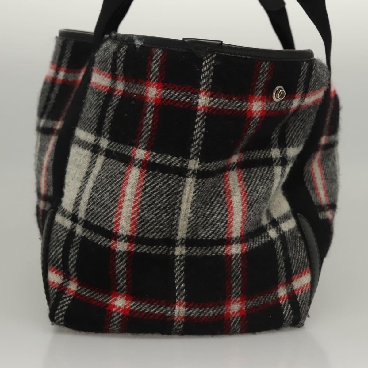 BALENCIAGA Tote Bag Wool Black 339933 Auth ep8388