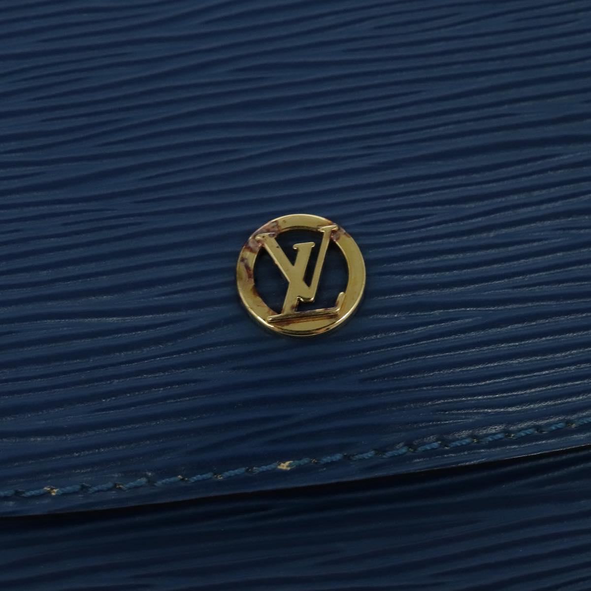 LOUIS VUITTON Epi Grenel Shoulder Bag Blue M52362 LV Auth ep8436