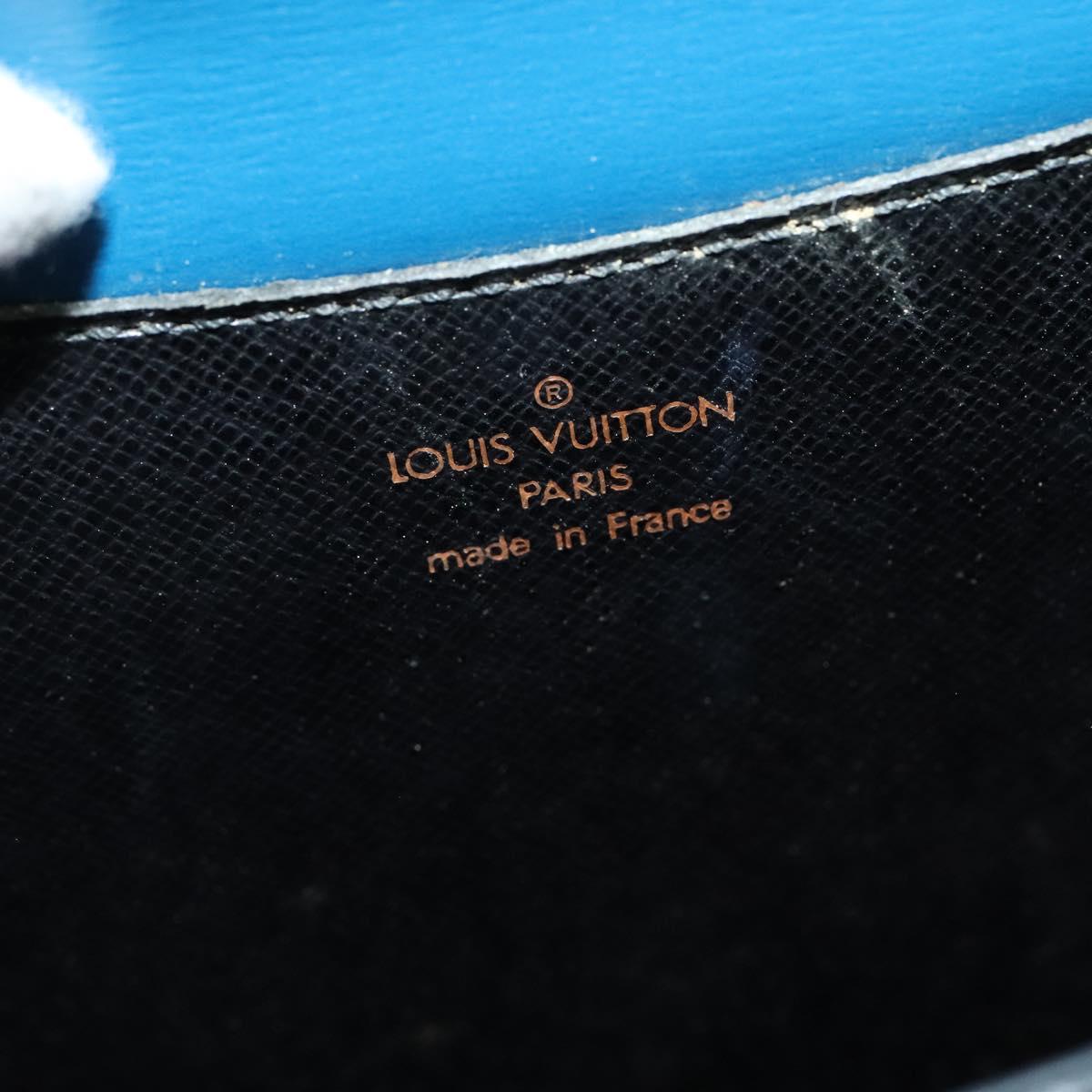 LOUIS VUITTON Epi Grenel Shoulder Bag Blue M52362 LV Auth ep8436