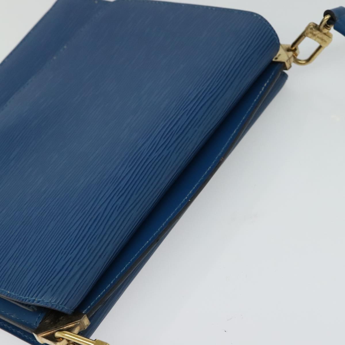 LOUIS VUITTON Epi Grenel Shoulder Bag Blue M52362 LV Auth ep8436