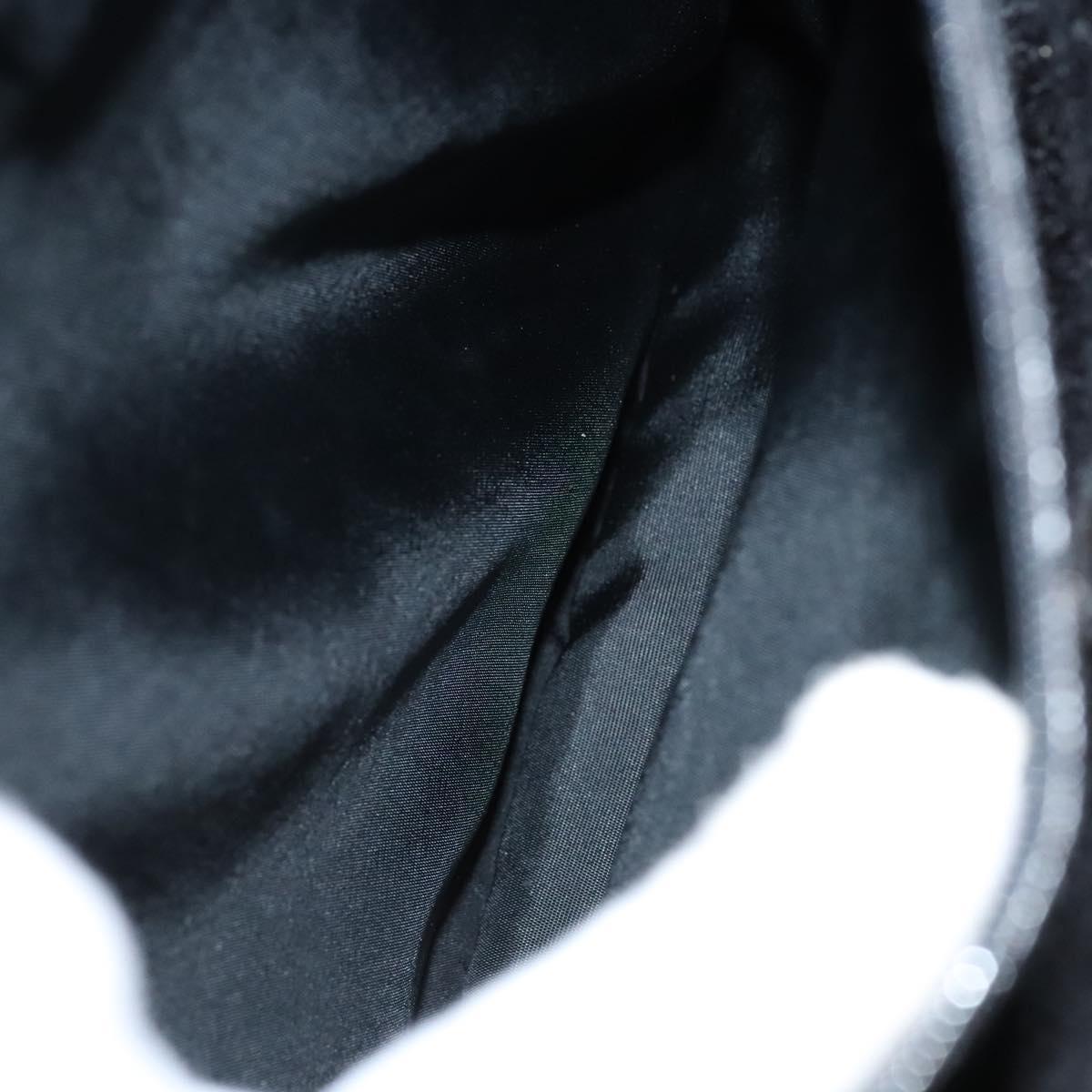 GUCCI Bamboo Hand Bag Leather 2way Black Gold 002 123 0322 Auth ep8450