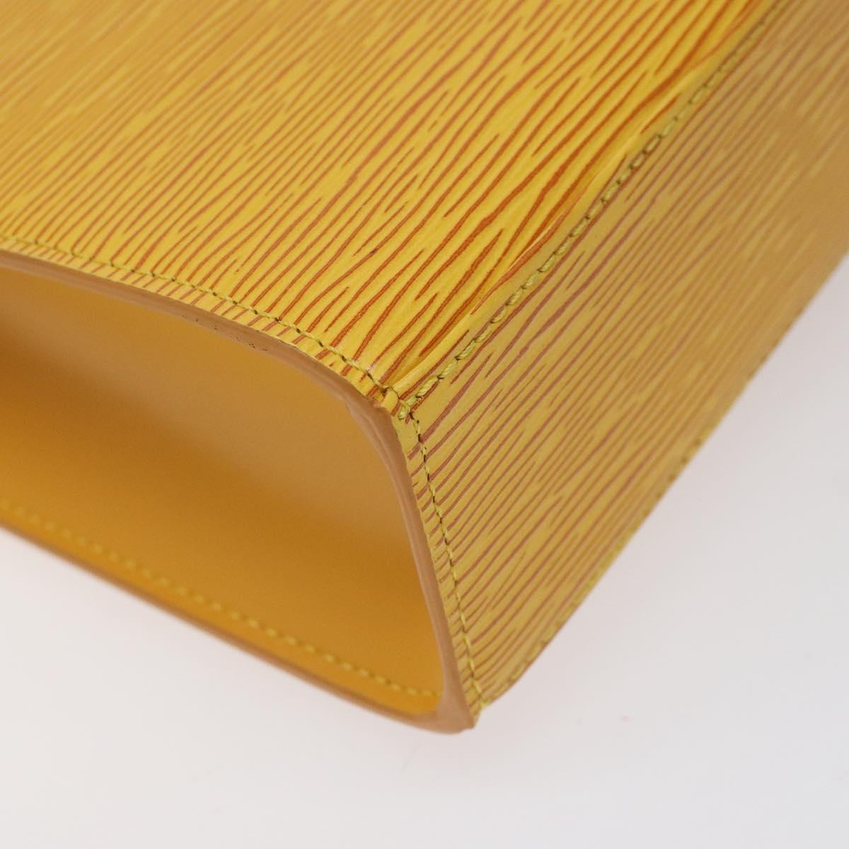 LOUIS VUITTON Epi Malesherbes Hand Bag Tassili Yellow Jonne M52379 Auth ep8467