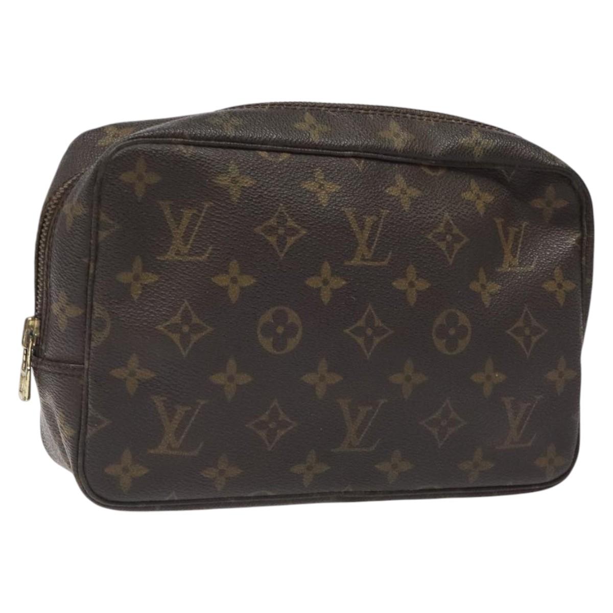LOUIS VUITTON Monogram Trousse Toilette 23 Clutch Bag M47524 LV Auth ep8488
