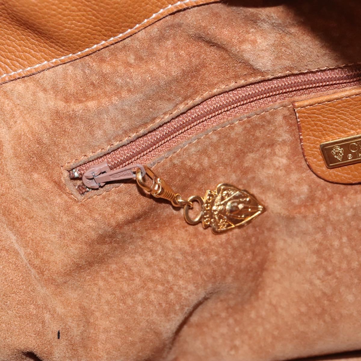 GUCCI Shoulder Bag Leather Brown Gold 001 48 0812 Auth ep8497