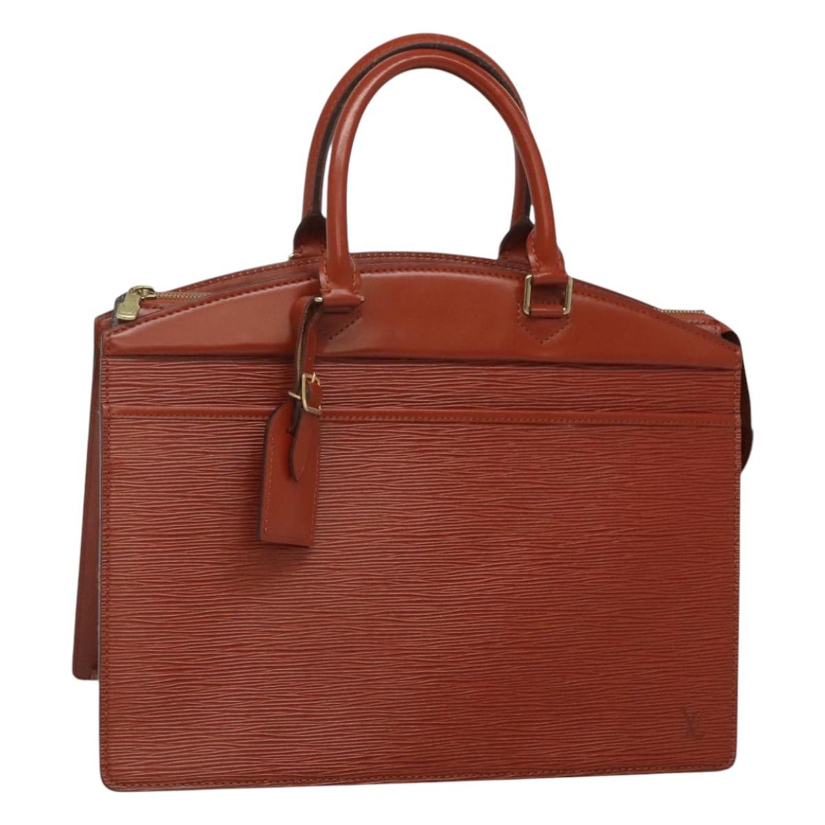 LOUIS VUITTON Epi Riviera Hand Bag Brown M48183 LV Auth ep8602