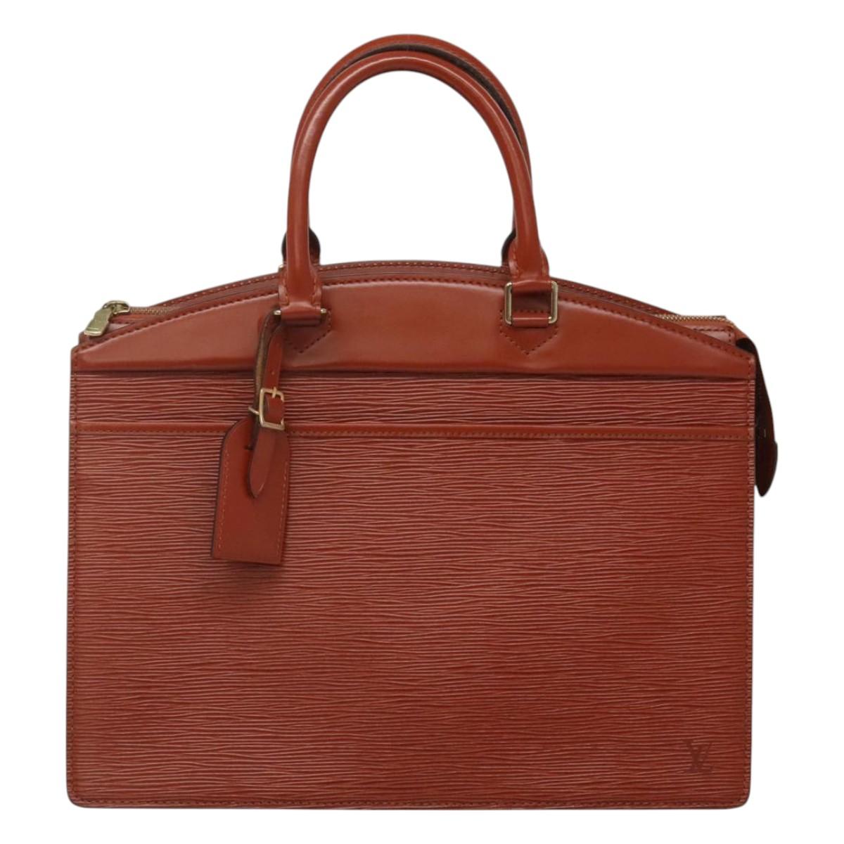 LOUIS VUITTON Epi Riviera Hand Bag Brown M48183 LV Auth ep8602