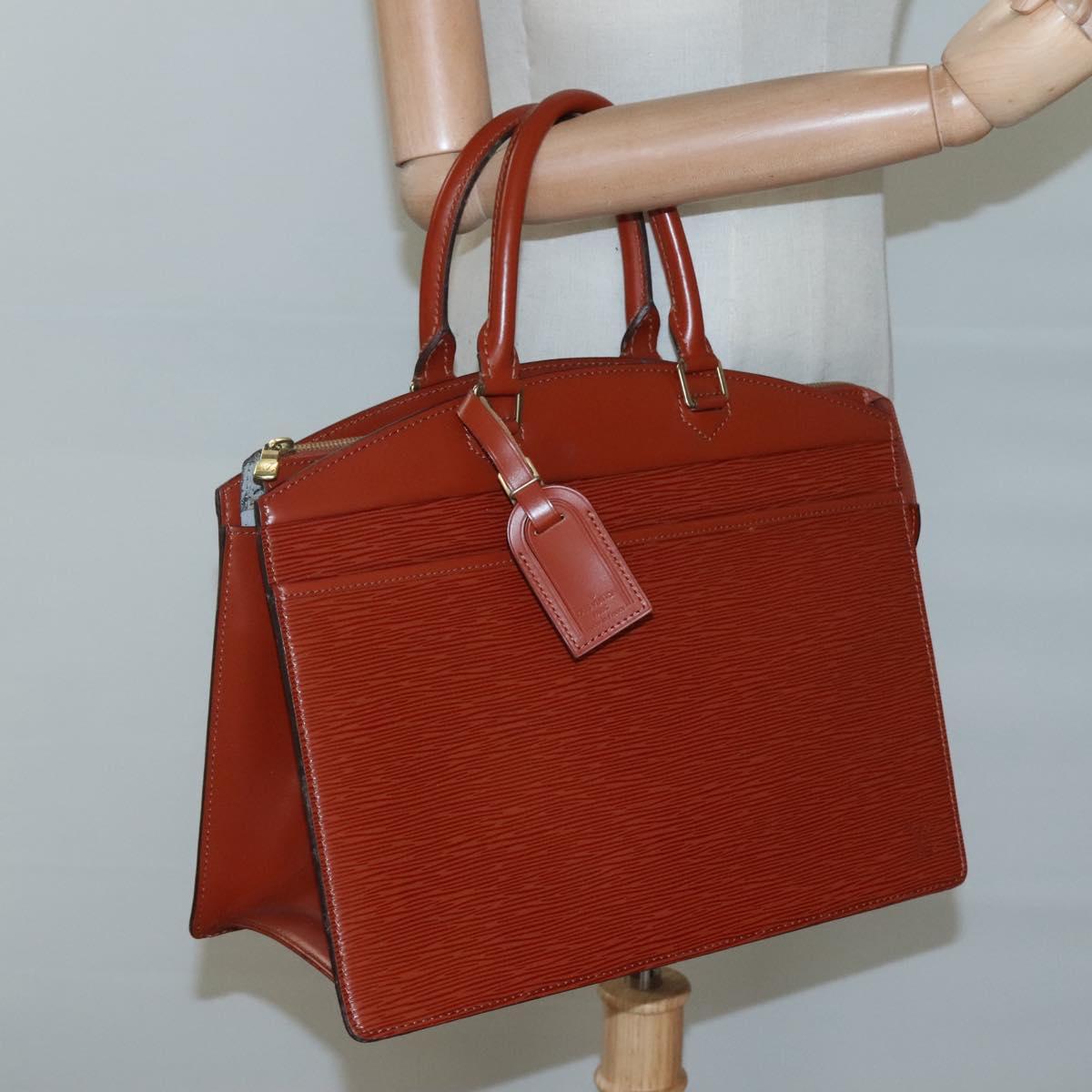 LOUIS VUITTON Epi Riviera Hand Bag Brown M48183 LV Auth ep8602