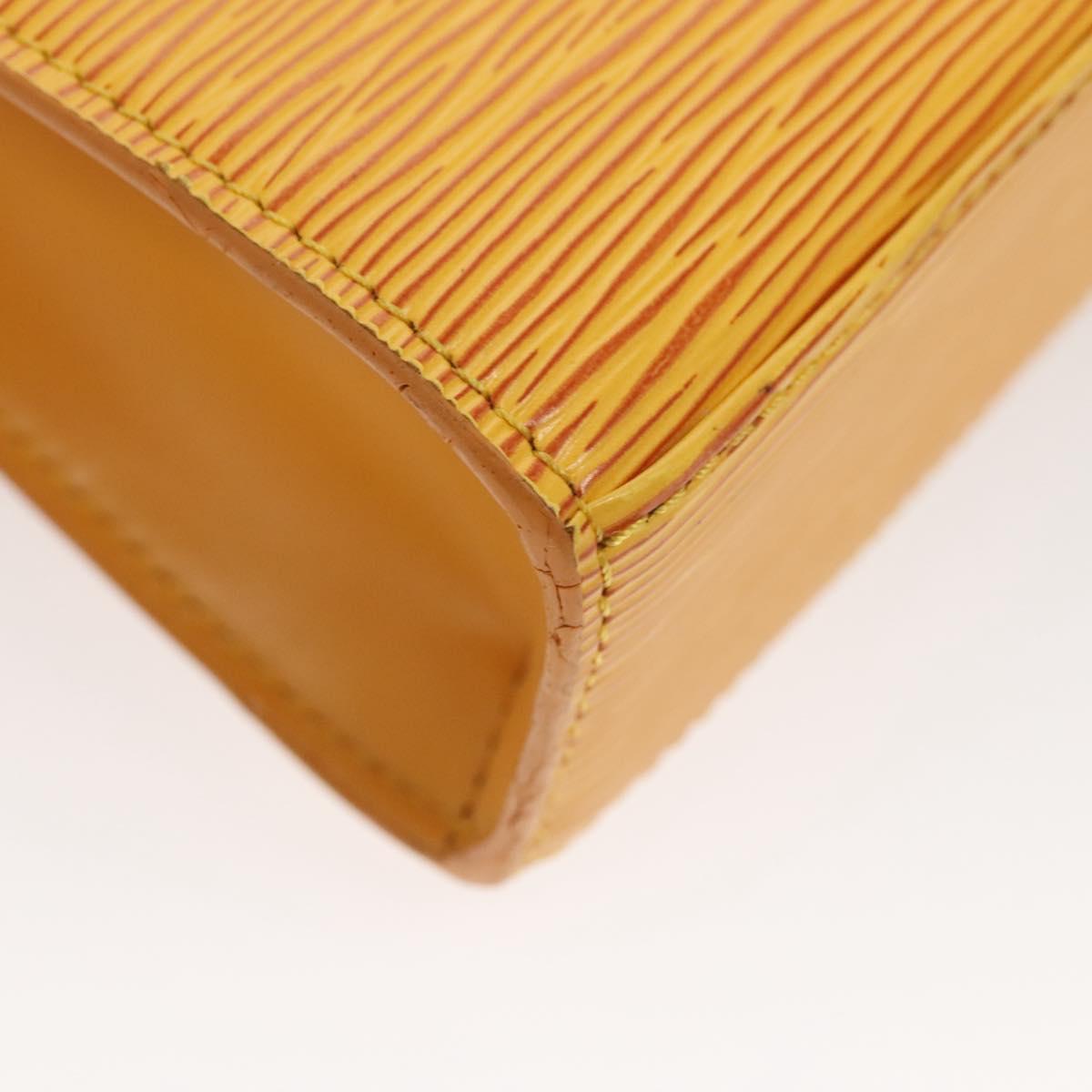 LOUIS VUITTON Epi Malesherbes Hand Bag Tassili Yellow Jonne M52379 Auth ep8616