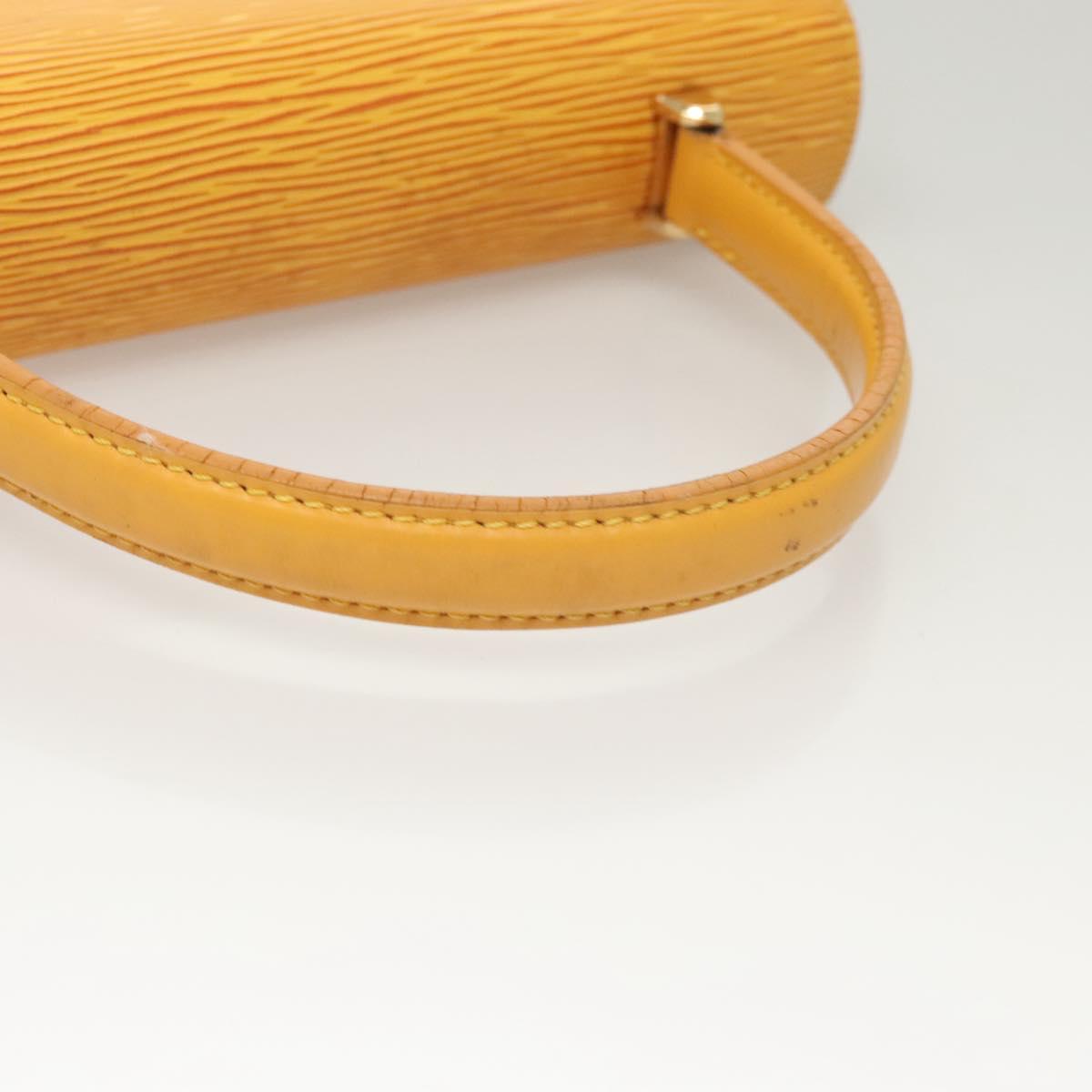 LOUIS VUITTON Epi Malesherbes Hand Bag Tassili Yellow Jonne M52379 Auth ep8616