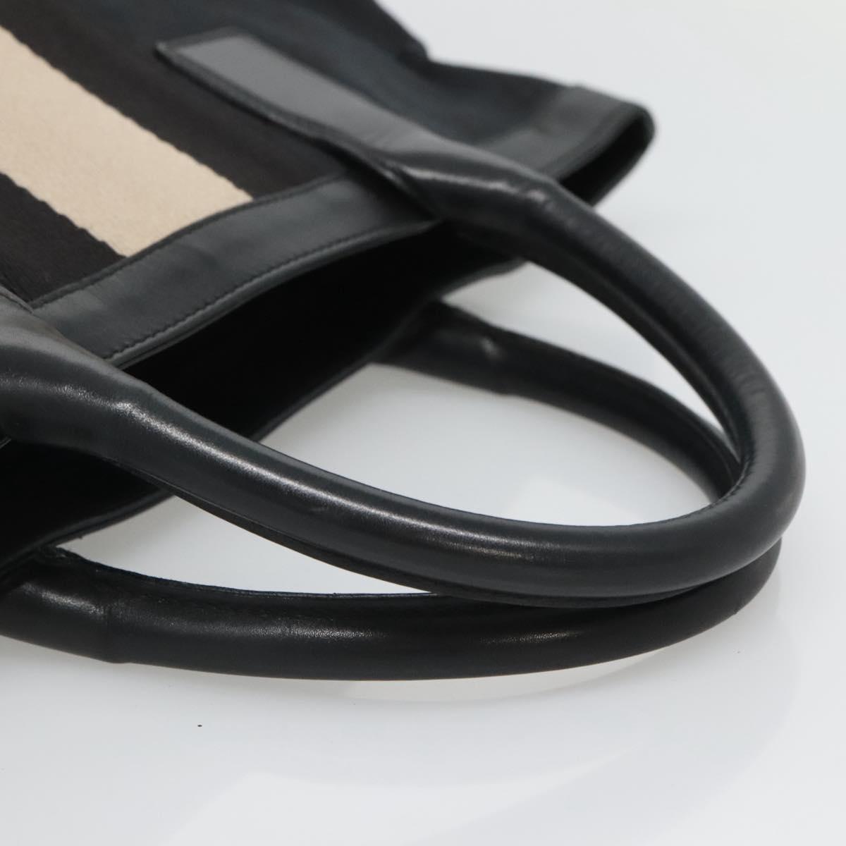 GUCCI GG Canvas Sherry Line Hand Bag Black White 002 1098 3444 Auth ep8642