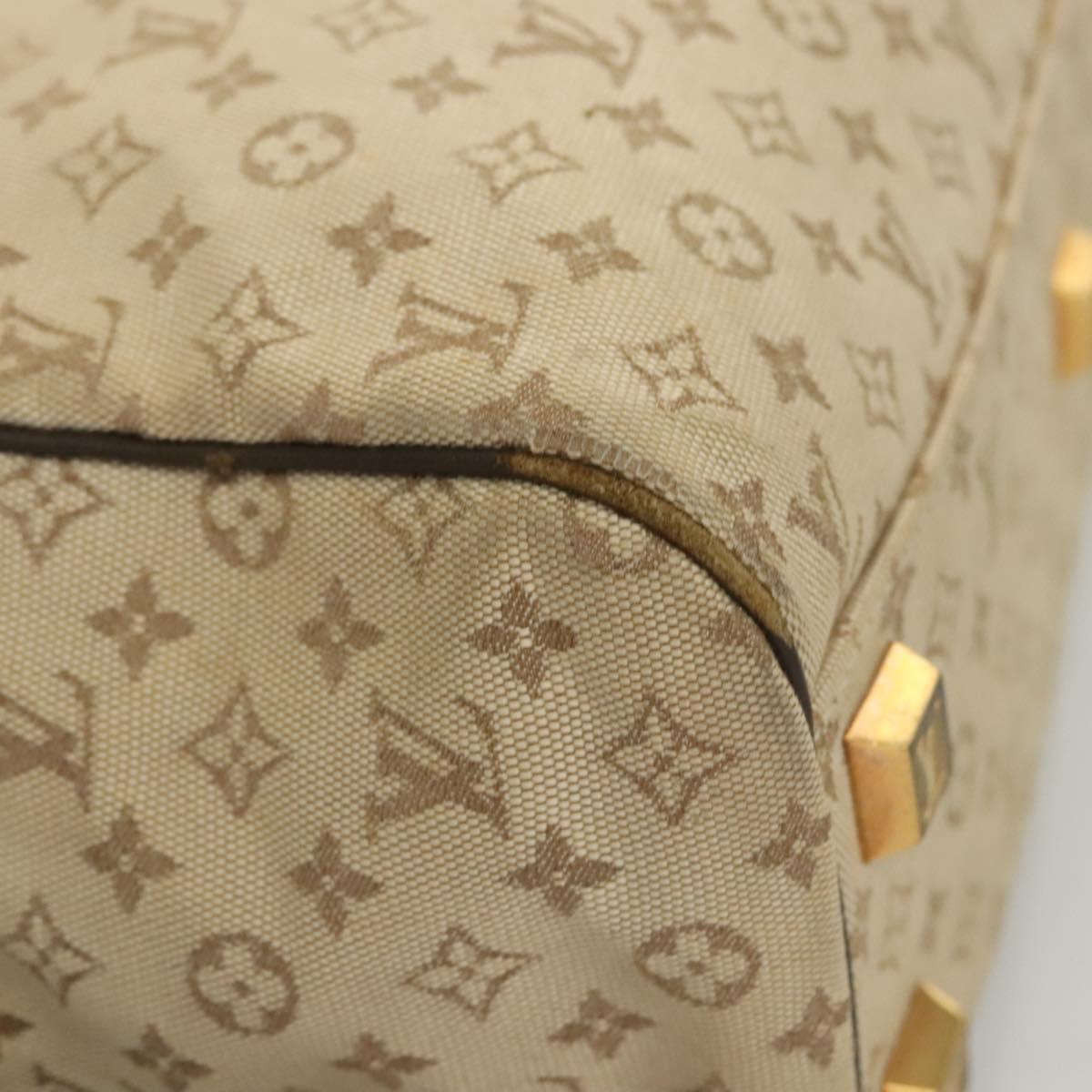 LOUIS VUITTON Monogram Mini Josephine PM Hand Bag Khaki M92215 LV Auth ep8644