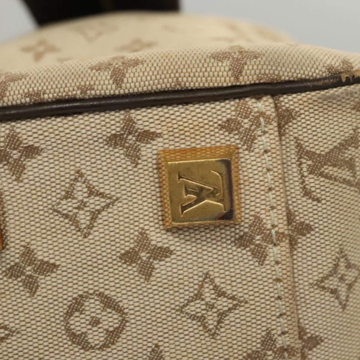 LOUIS VUITTON Monogram Mini Josephine PM Hand Bag Khaki M92215 LV Auth ep8644