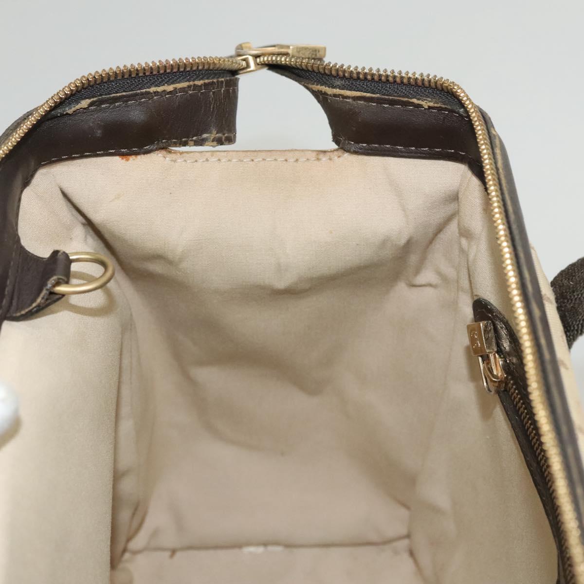 LOUIS VUITTON Monogram Mini Josephine PM Hand Bag Khaki M92215 LV Auth ep8644