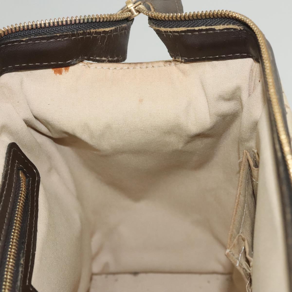 LOUIS VUITTON Monogram Mini Josephine PM Hand Bag Khaki M92215 LV Auth ep8644