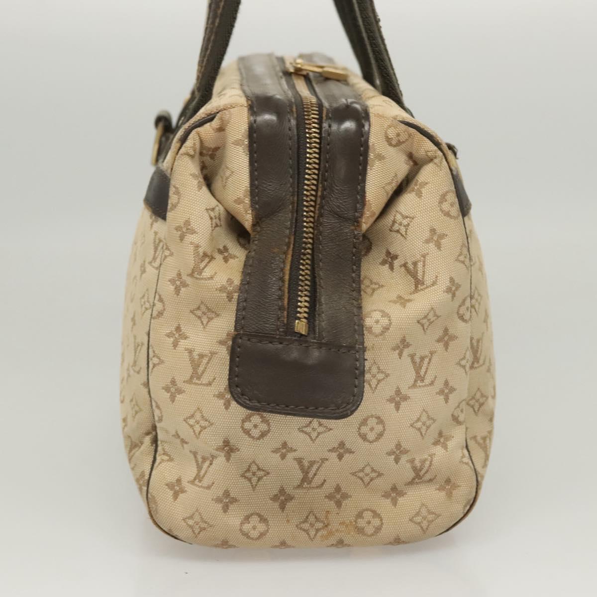 LOUIS VUITTON Monogram Mini Josephine PM Hand Bag Khaki M92215 LV Auth ep8644