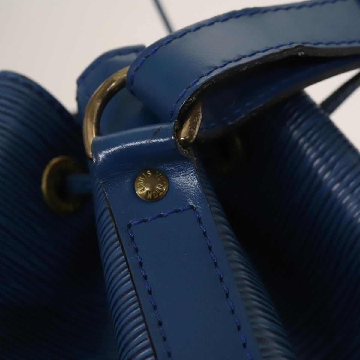 LOUIS VUITTON Epi Noe Shoulder Bag Toledo Blue M44005 LV Auth ep8659