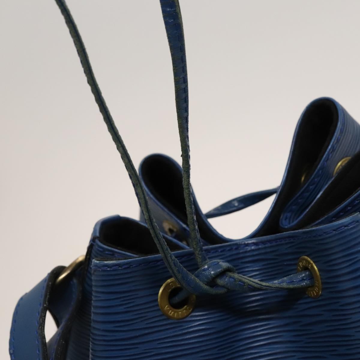 LOUIS VUITTON Epi Noe Shoulder Bag Toledo Blue M44005 LV Auth ep8659