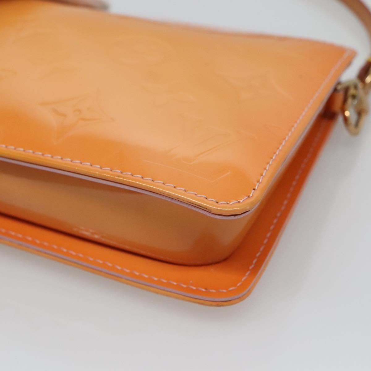 LOUIS VUITTON Vernis Lexington Pouch Marshmallow Pink M91057 LV Auth ep8666