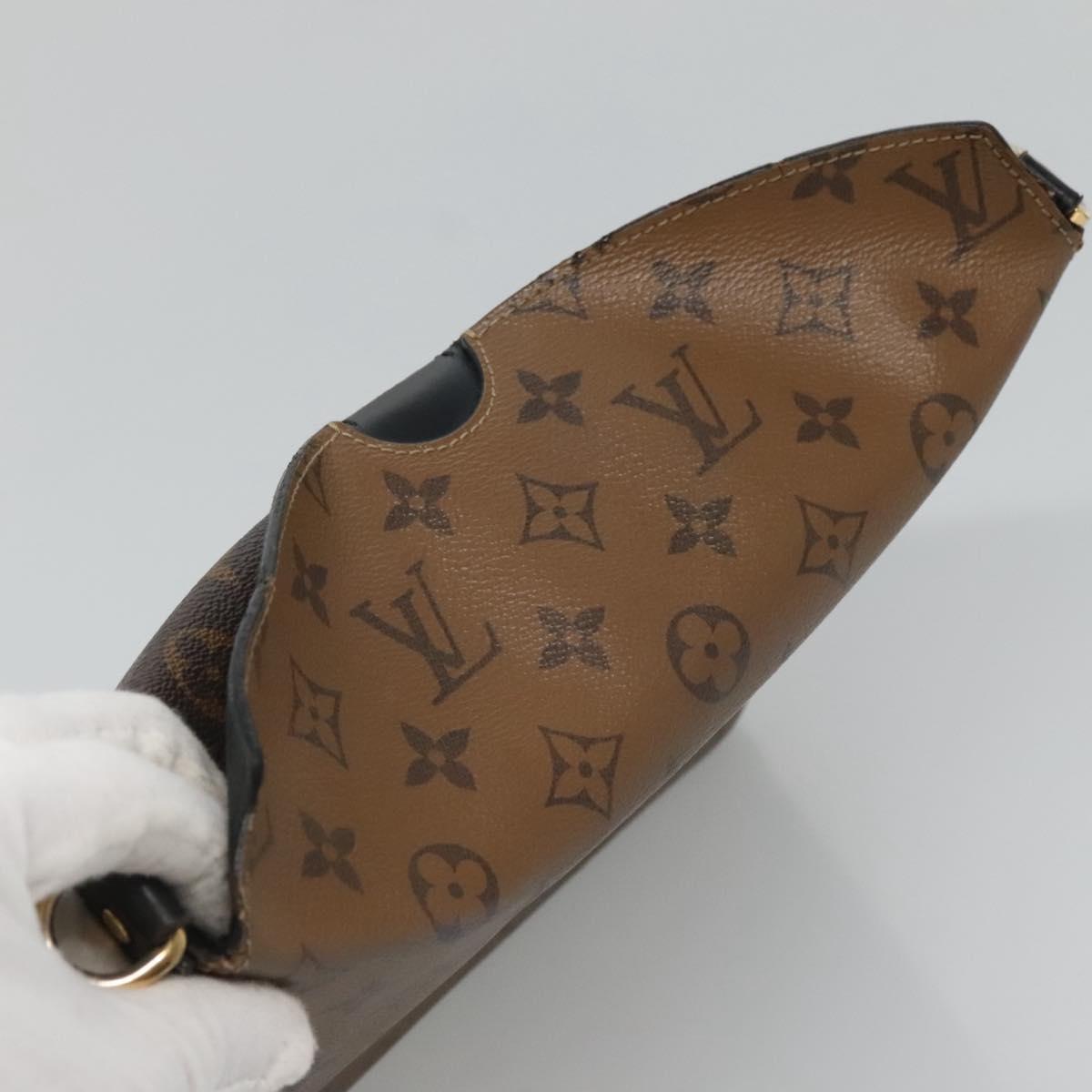 LOUIS VUITTON Monogram Reverse Bento Box PM Shoulder Bag M43518 LV Auth ep8677