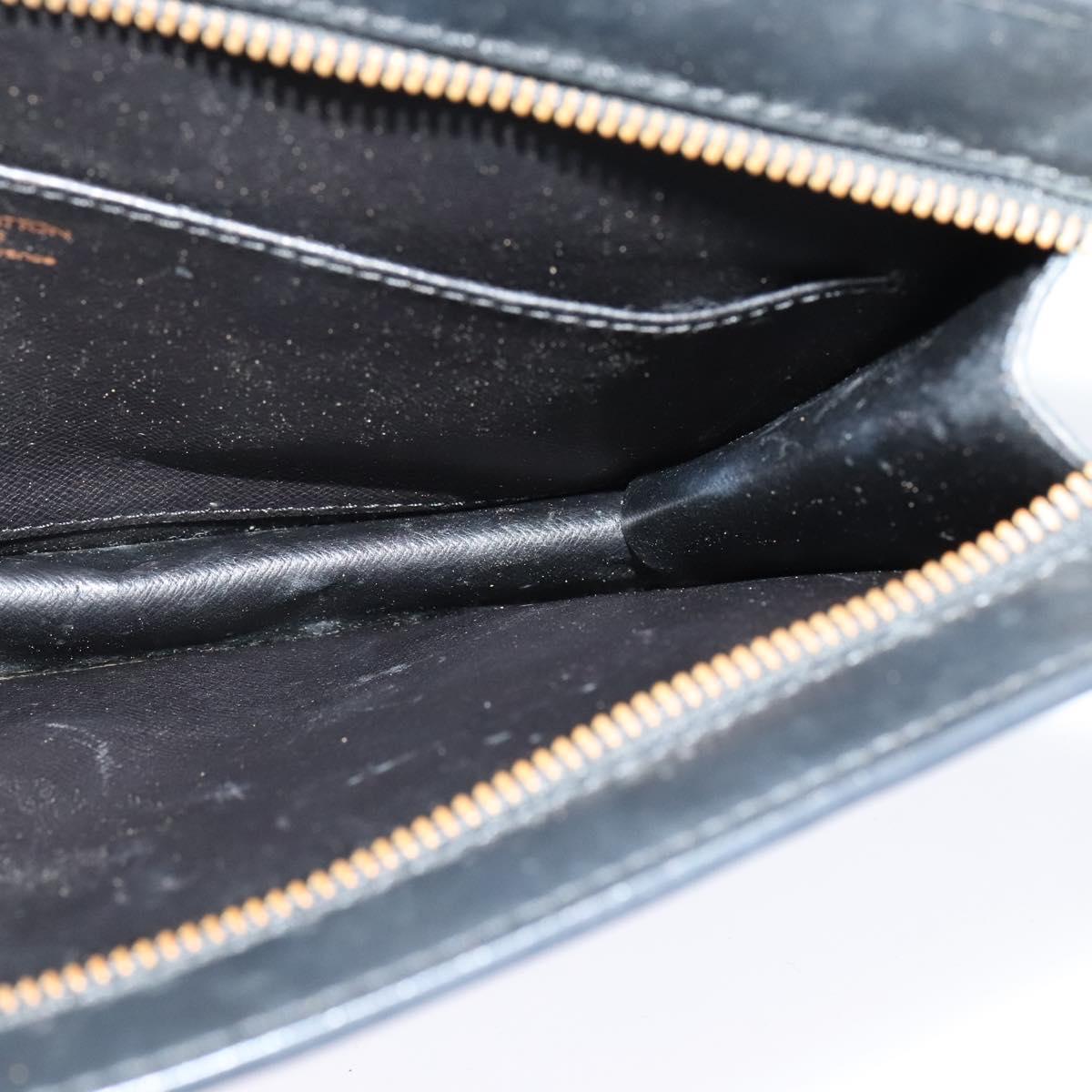 LOUIS VUITTON Epi Pochette Homme Clutch Bag Black Noir M52522 LV Auth ep8688