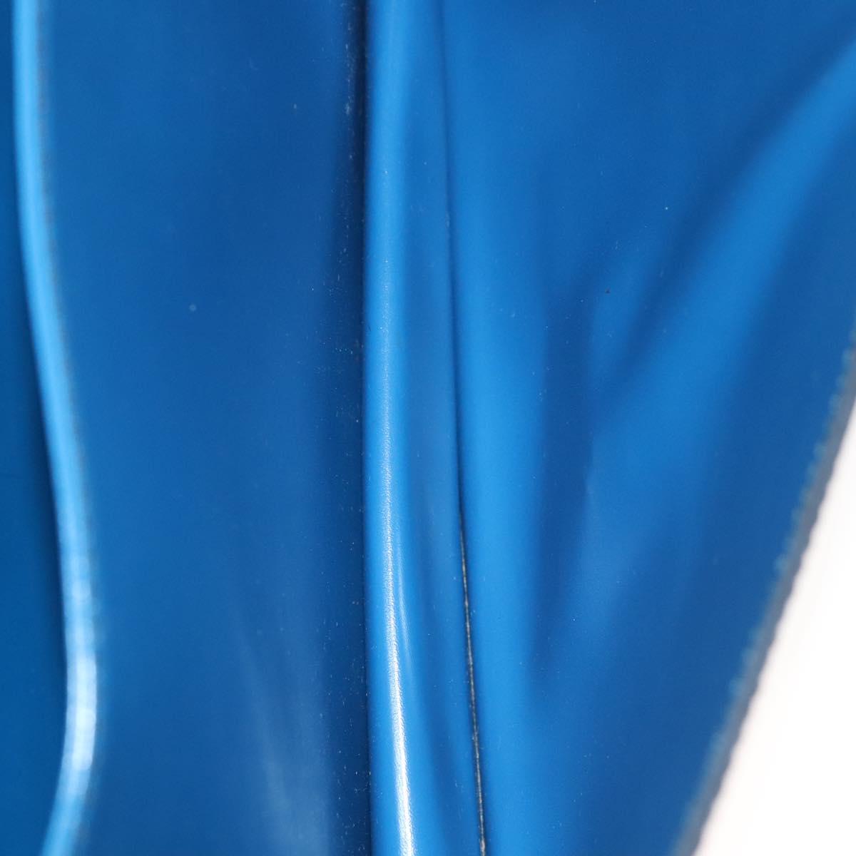 LOUIS VUITTON Epi Bicolor Free Run Shoulder Bag Black Blue M52415 LV Auth ep8692