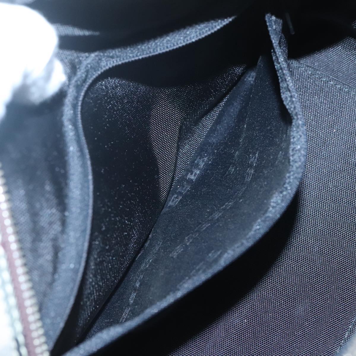 BURBERRY Nova Check Hand Bag Canvas Beige Auth ep8717