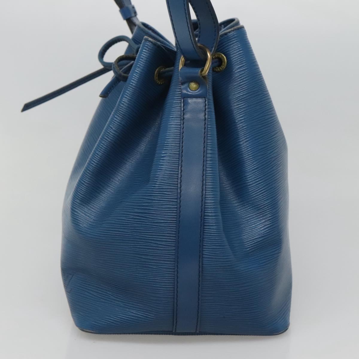 LOUIS VUITTON Epi Petit Noe Shoulder Bag Blue M44105 LV Auth ep8738