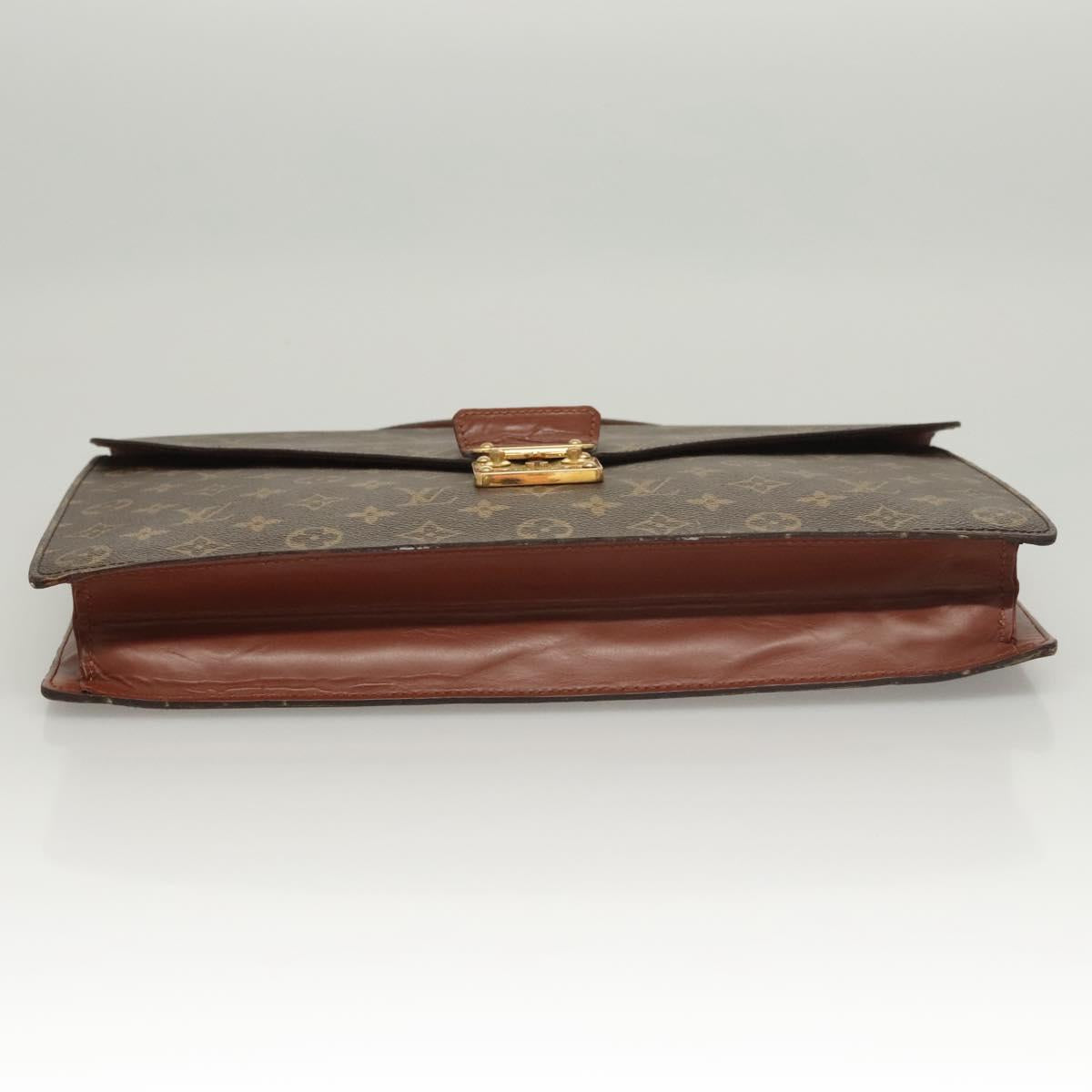 LOUIS VUITTON Monogram Porte Documents Bandouliere Bag M53338 Auth ep8745