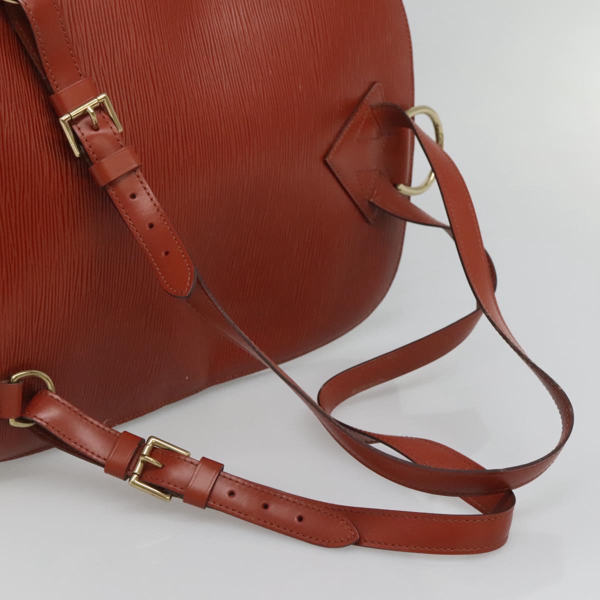 LOUIS VUITTON Epi Coblanc Shoulder Bag Brown M52293 LV Auth ep8757