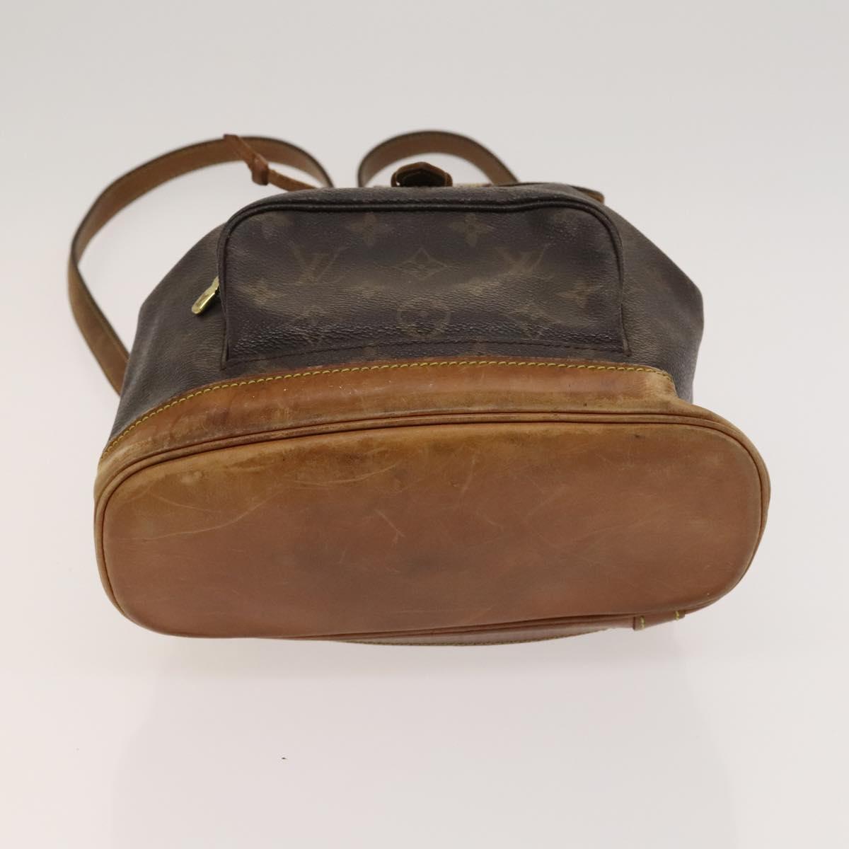LOUIS VUITTON Monogram Montsouris MM Backpack M51136 LV Auth ep8786
