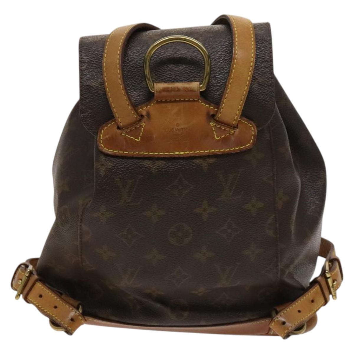 LOUIS VUITTON Monogram Montsouris MM Backpack M51136 LV Auth ep8786