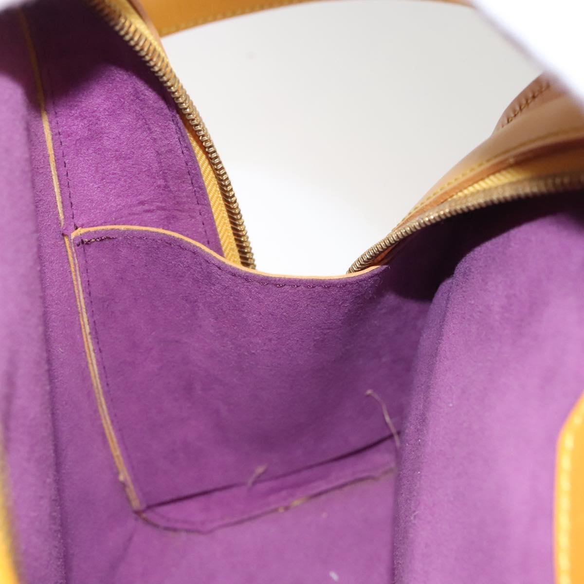 LOUIS VUITTON Epi Mabillon Backpack Yellow M52239 LV Auth ep8801