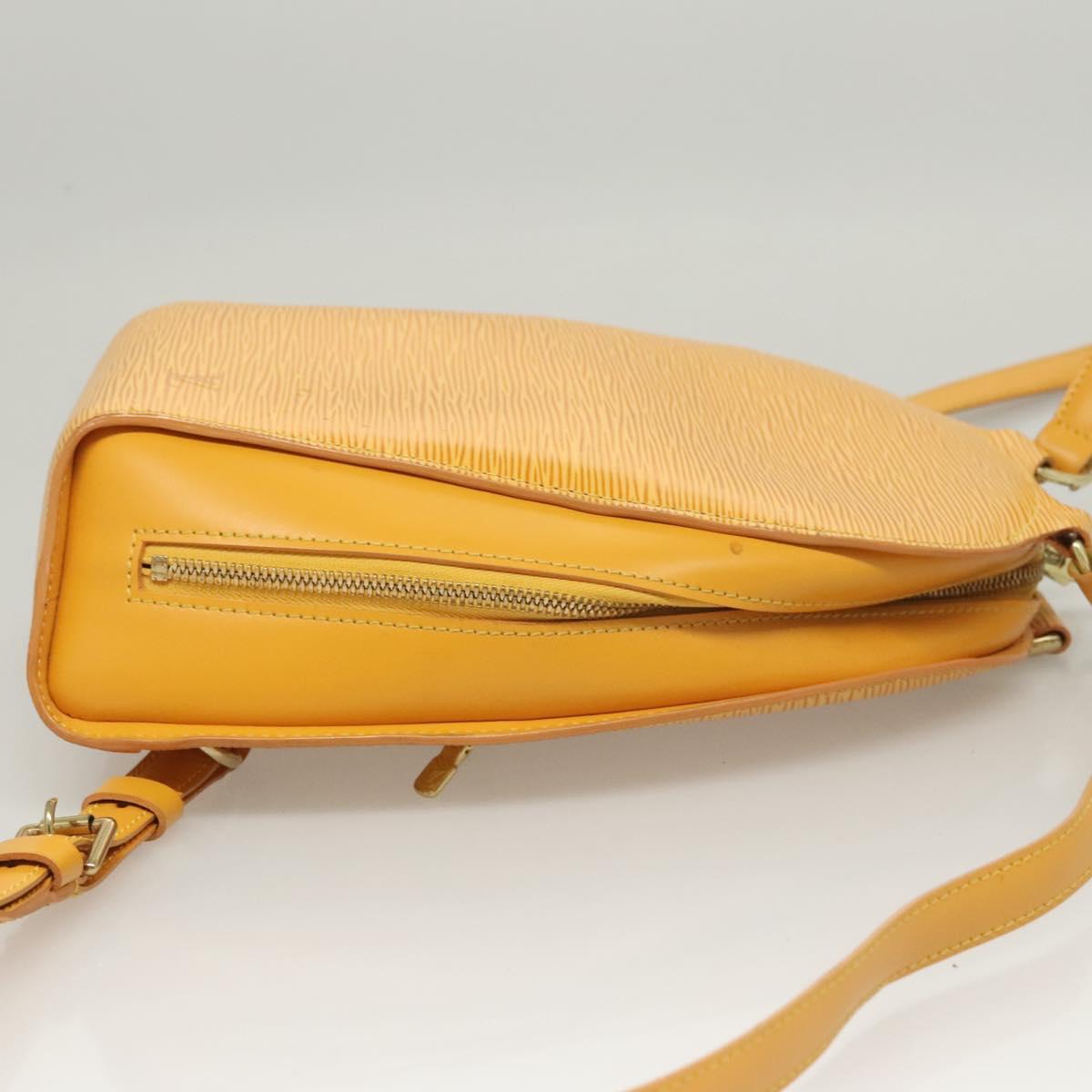 LOUIS VUITTON Epi Mabillon Backpack Yellow M52239 LV Auth ep8801