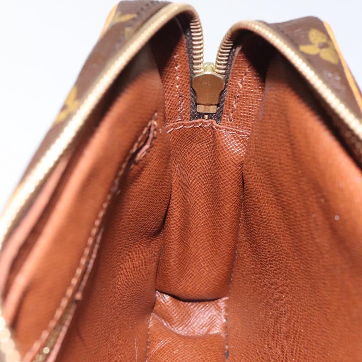 LOUIS VUITTON Monogram Marly Dragonne GM Clutch Bag M51825 LV Auth ep8802