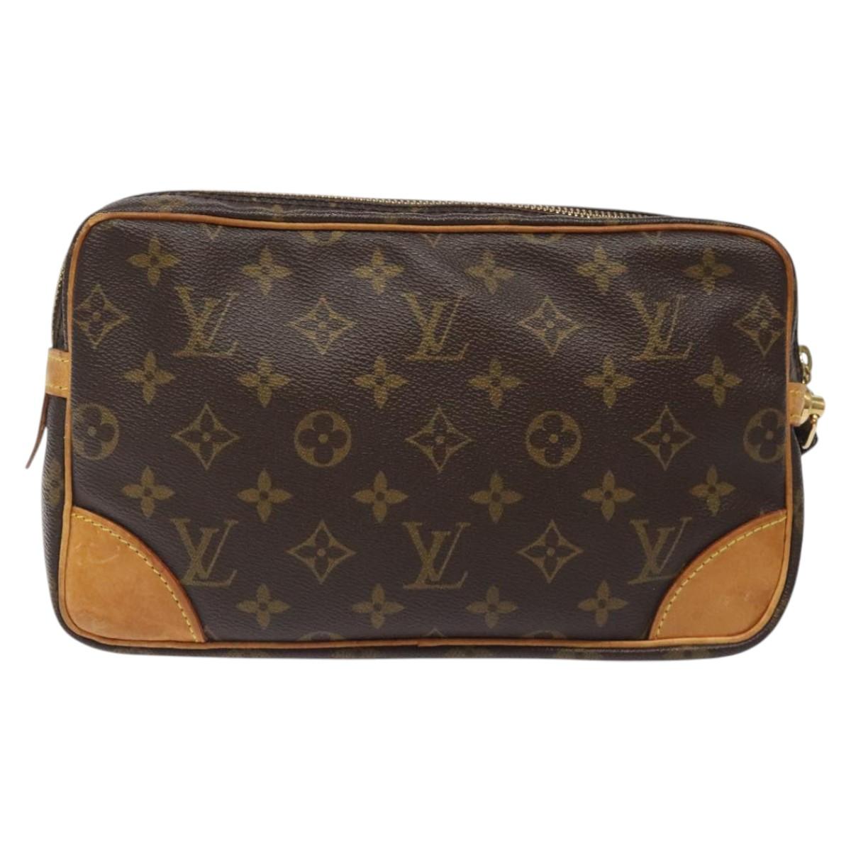 LOUIS VUITTON Monogram Marly Dragonne GM Clutch Bag M51825 LV Auth ep8802