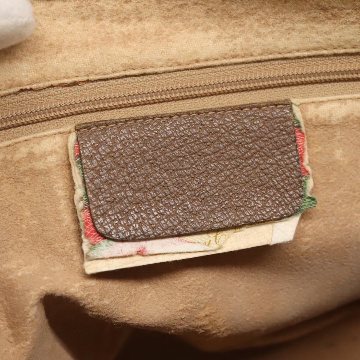 GUCCI GG Supreme Clutch Bag PVC Beige 89 01 044 Auth ep8864