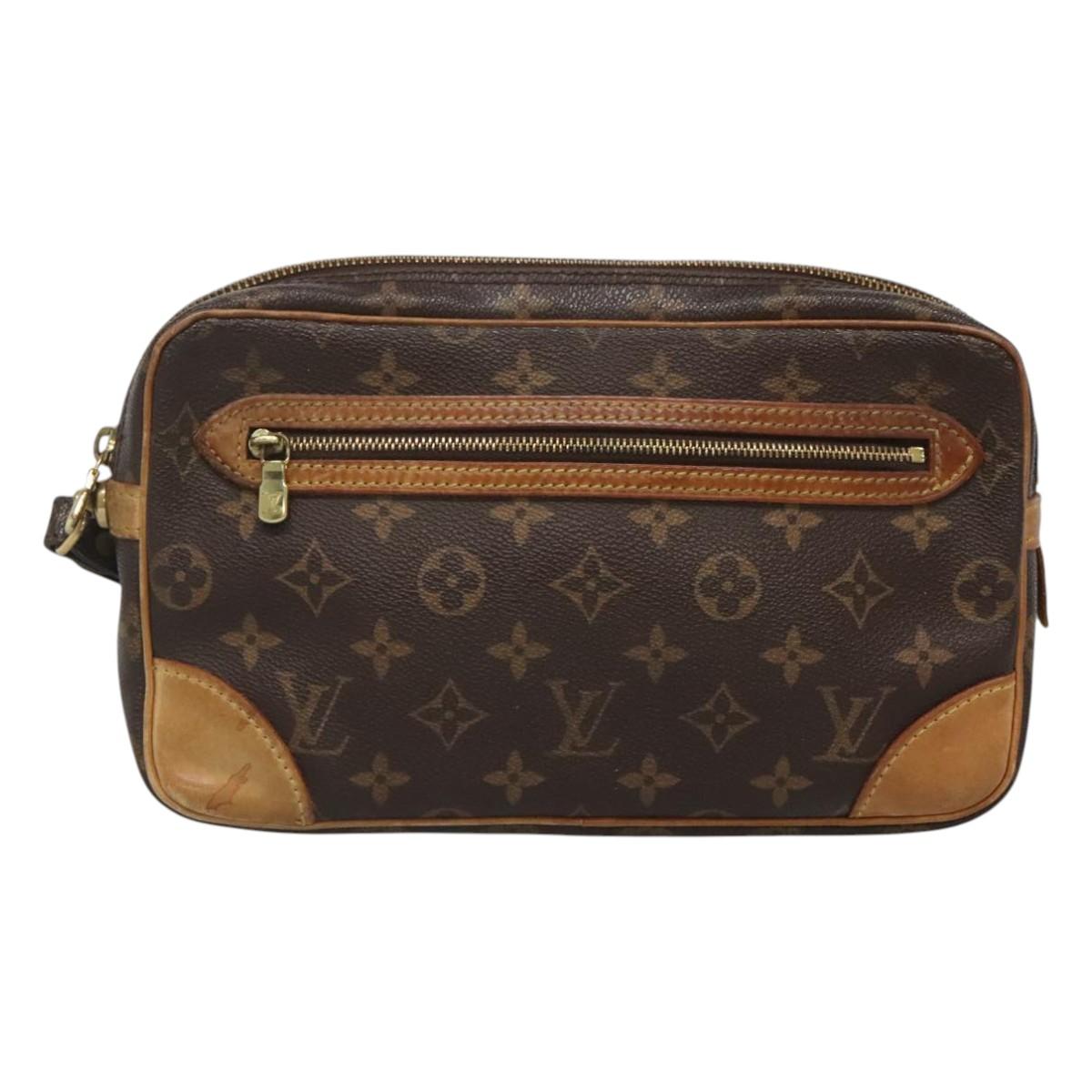 LOUIS VUITTON Monogram Marly Dragonne GM Clutch Bag M51825 LV Auth ep8907
