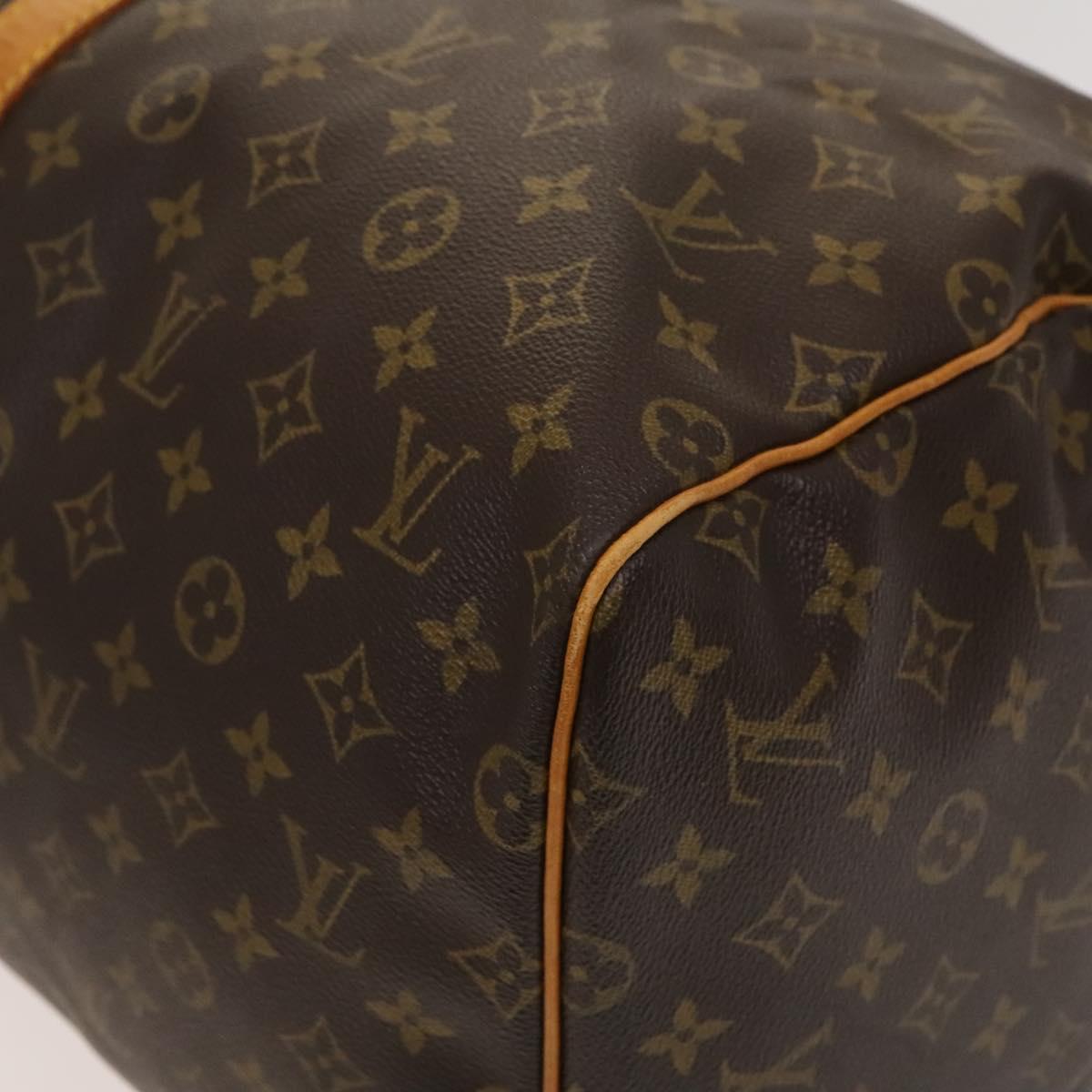 LOUIS VUITTON Monogram Keepall 55 Boston Bag M41424 LV Auth ep8912