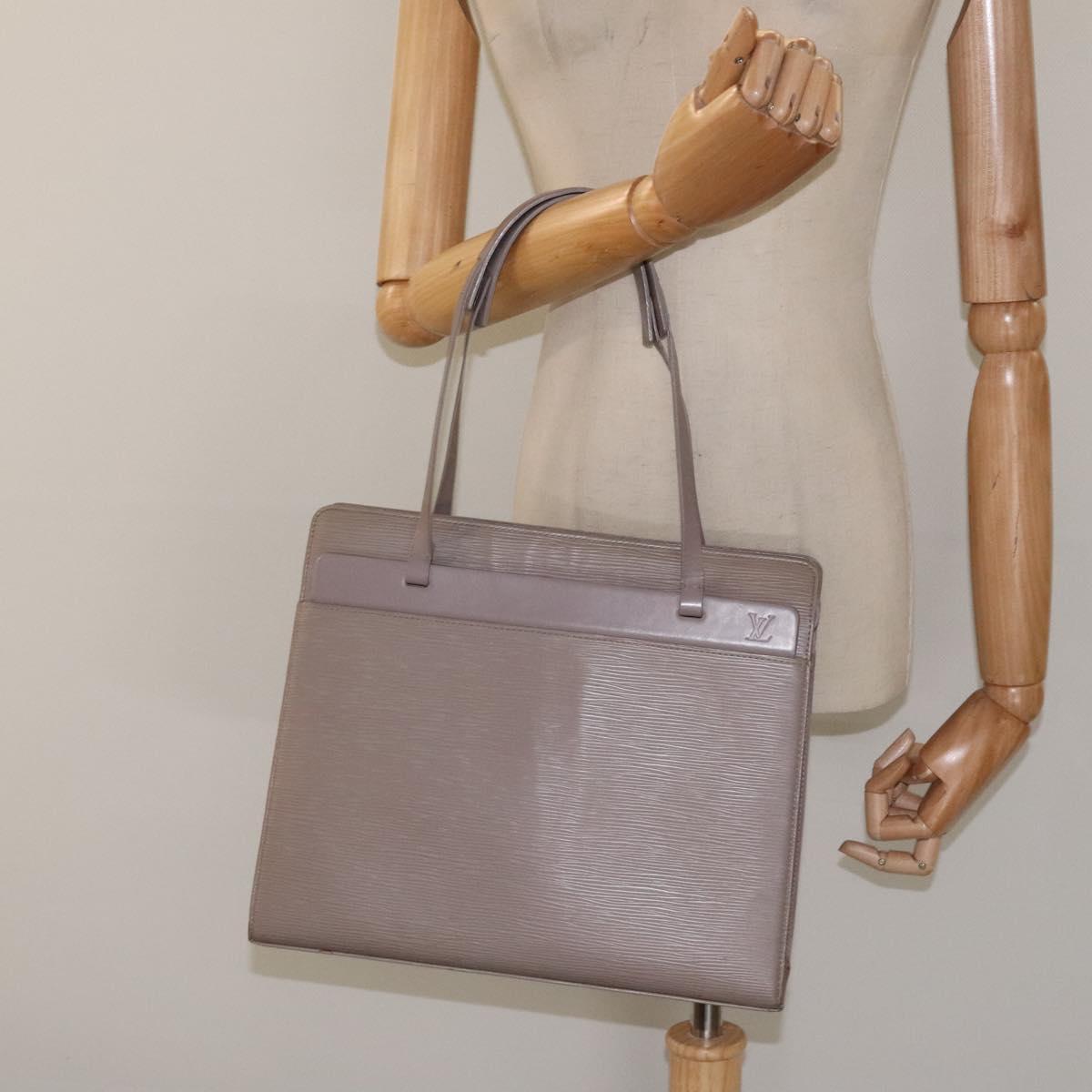 LOUIS VUITTON Epi Croisette PM Tote Bag Lilac M5249B LV Auth ep8972