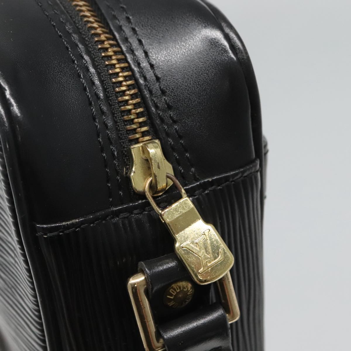 LOUIS VUITTON Epi Trocadero 23 Shoulder Bag Black M52302 LV Auth ep9012