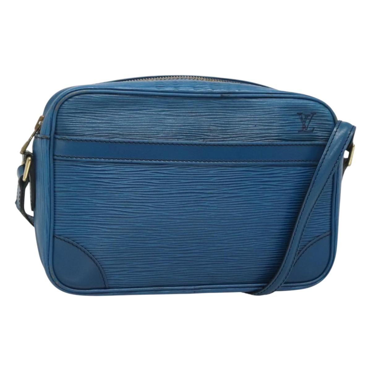 LOUIS VUITTON Epi Trocadero 23 Shoulder Bag Blue M52305 LV Auth ep9014