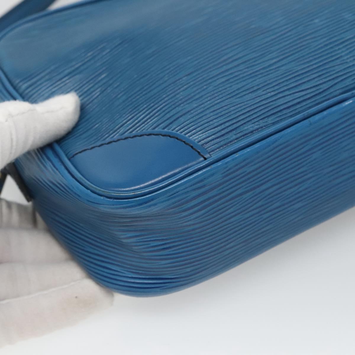 LOUIS VUITTON Epi Trocadero 23 Shoulder Bag Blue M52305 LV Auth ep9014