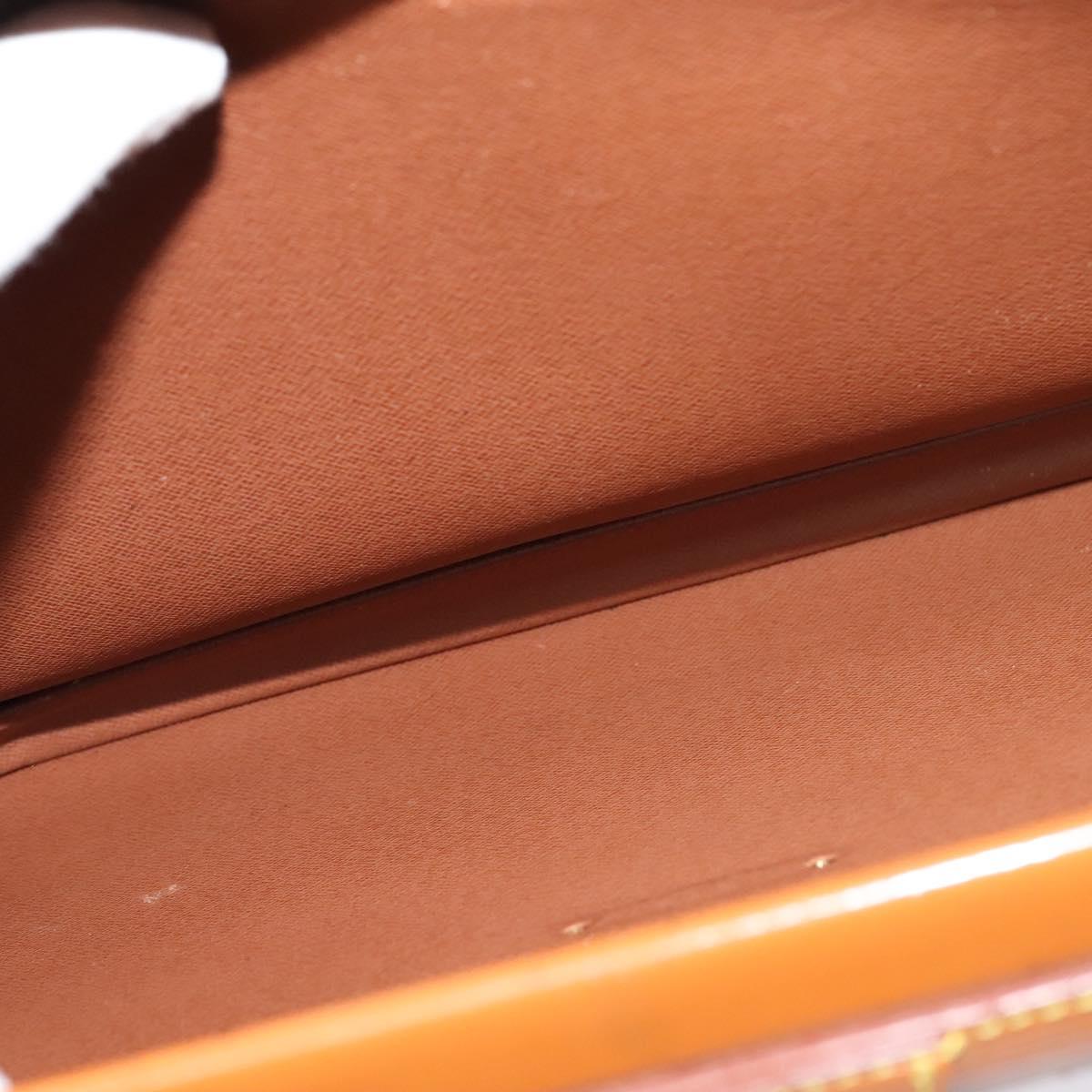 LOUIS VUITTON Epi Serviette Fermoir Business Bag Zipangu Gold M54358 Auth ep9100