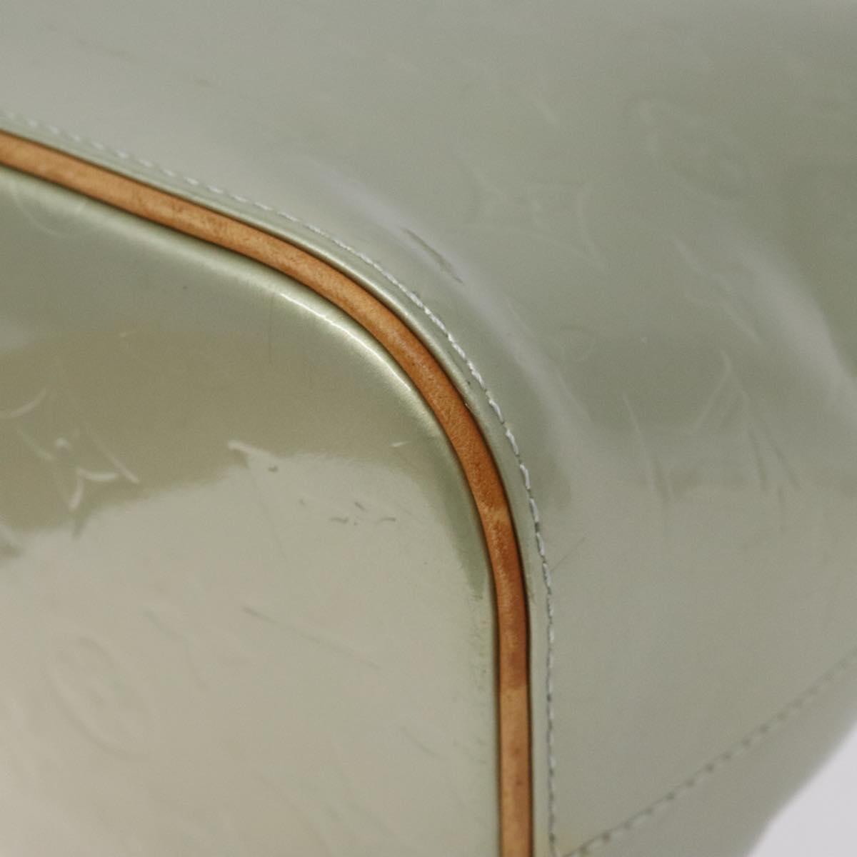 LOUIS VUITTON Monogram Vernis Houston Hand Bag Gris M91053 LV Auth ep9212