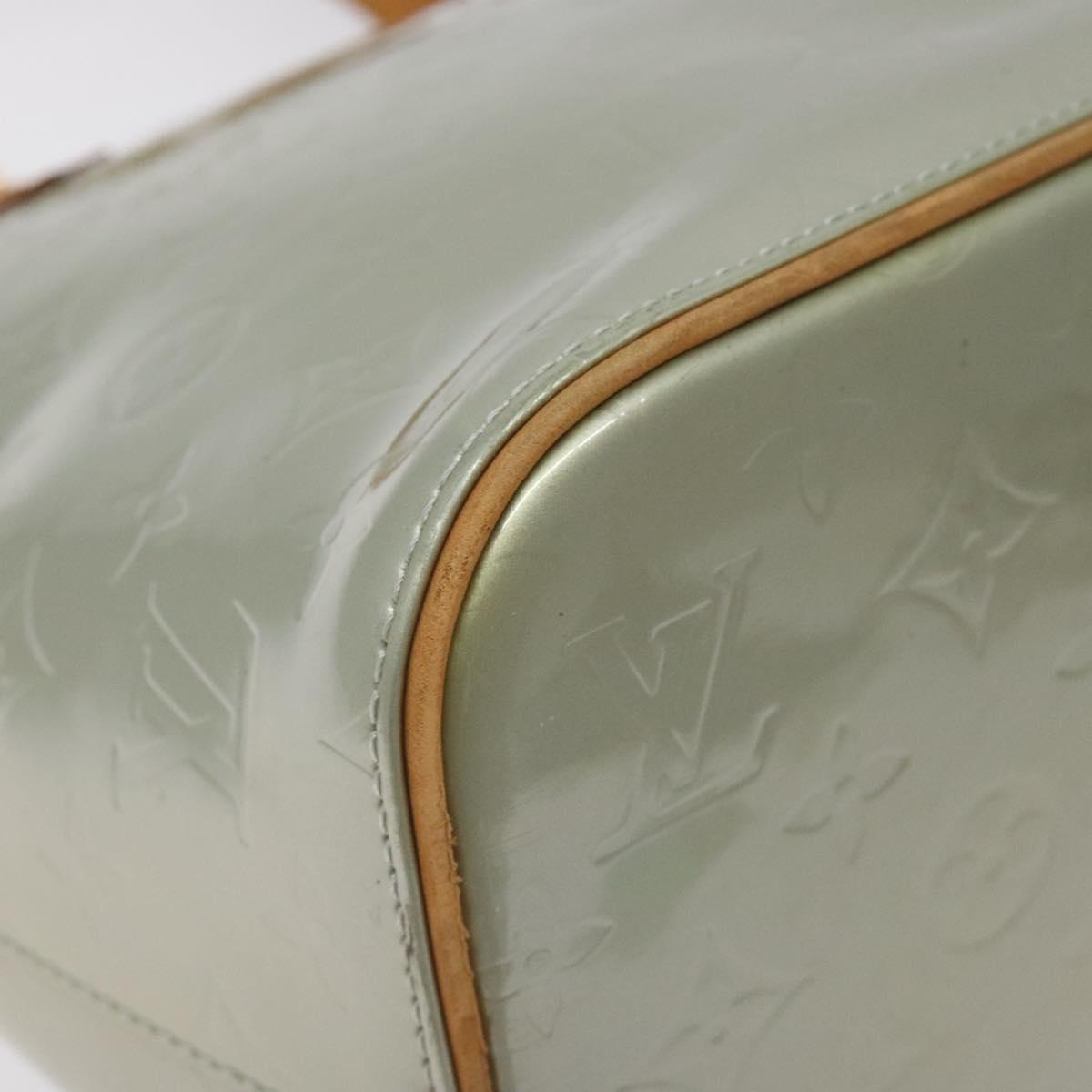 LOUIS VUITTON Monogram Vernis Houston Hand Bag Gris M91053 LV Auth ep9212