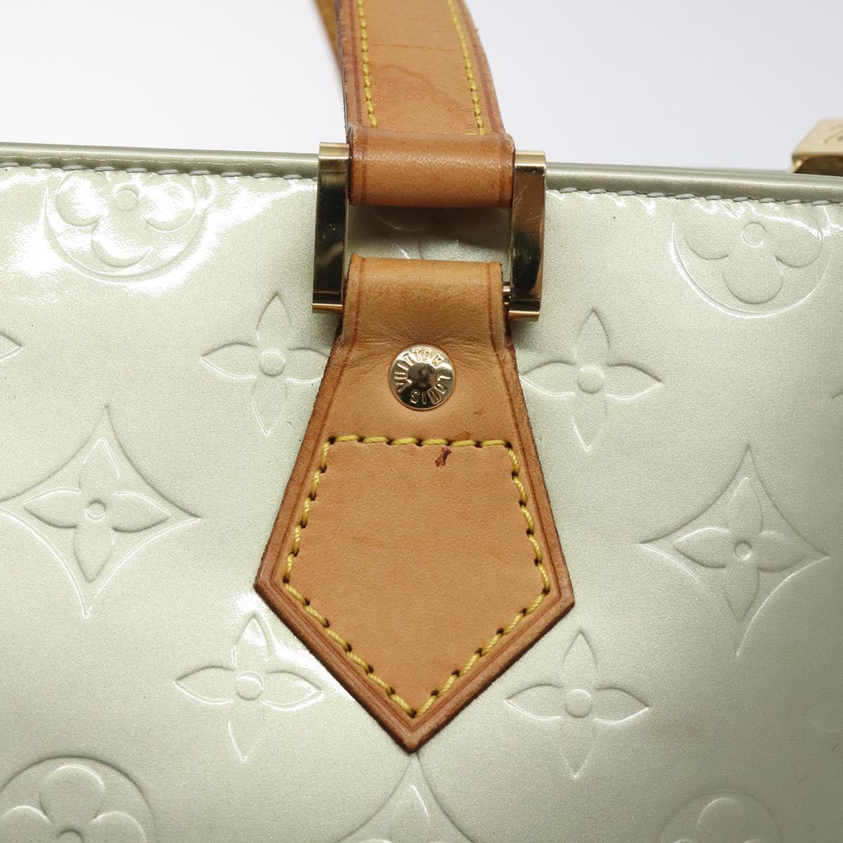 LOUIS VUITTON Monogram Vernis Houston Hand Bag Gris M91053 LV Auth ep9212