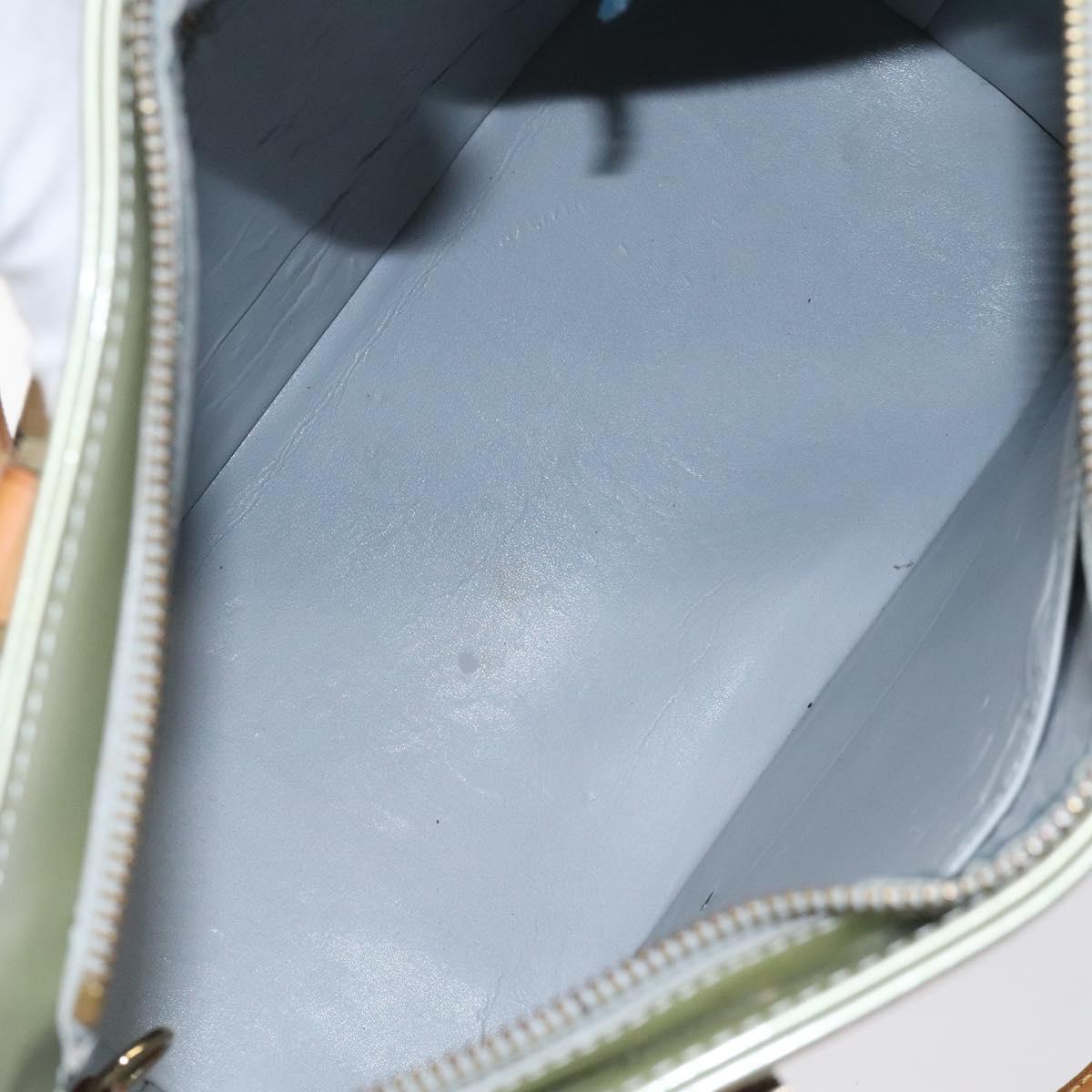 LOUIS VUITTON Monogram Vernis Houston Hand Bag Gris M91053 LV Auth ep9212